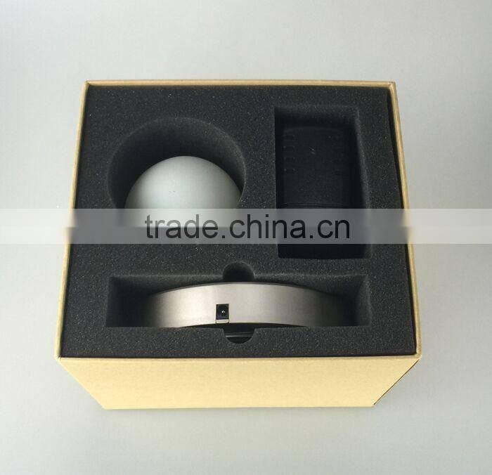 floating rotating bluetooth speaker with led light