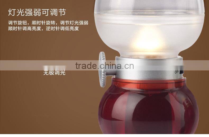 5V USB hotel table lamp blow lamp with dimm