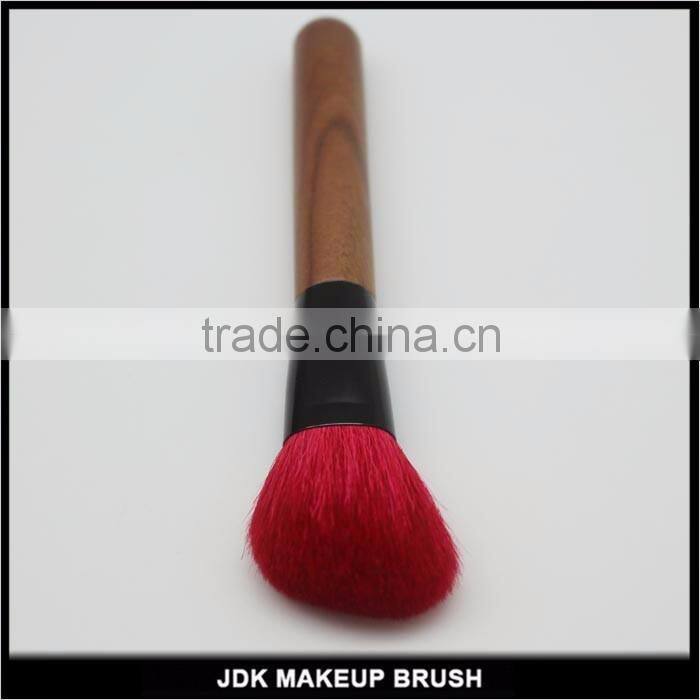 Synthetic Hair Wooden Makeup Powder Blush Brush Professional Make Up Brush Large Cosmetics Makeup Brushes Foundation Makeup tool