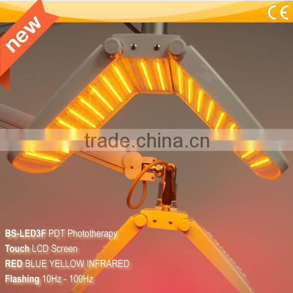 Latest LED / PDT Phototherapy lamp with four colours light double treatment arms