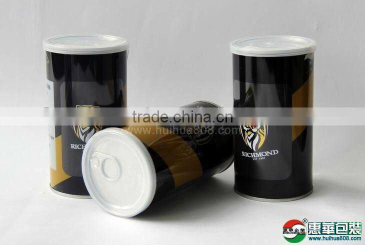 clear paper tube with PVC window for gift packaging