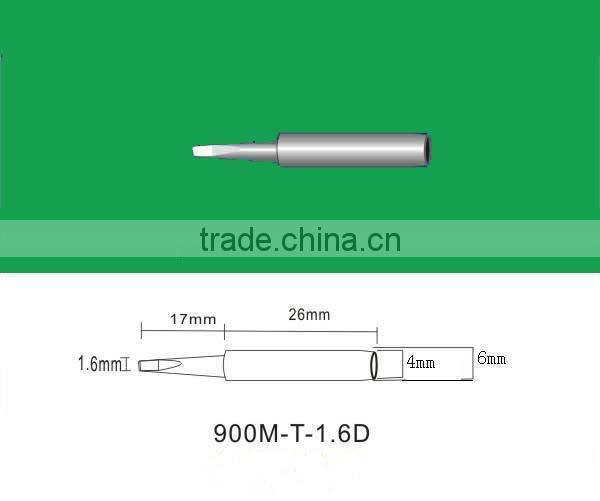 900M-T-1.6D Solder tip/25W Soldering bit /Copper welding contact head/Gradient 45 degrees