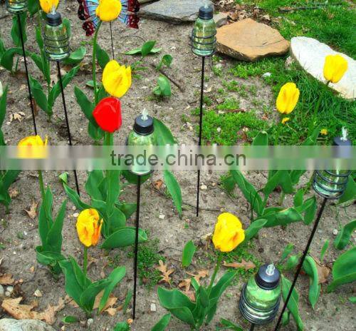 Mini Mason Canning Fruit Jar Garden Patio Stakes NO LAMPS