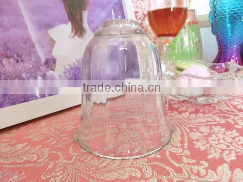 mini clear strong glass material lampshade
