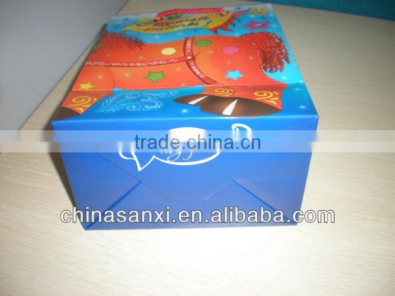 Glossy coated paper gift bag