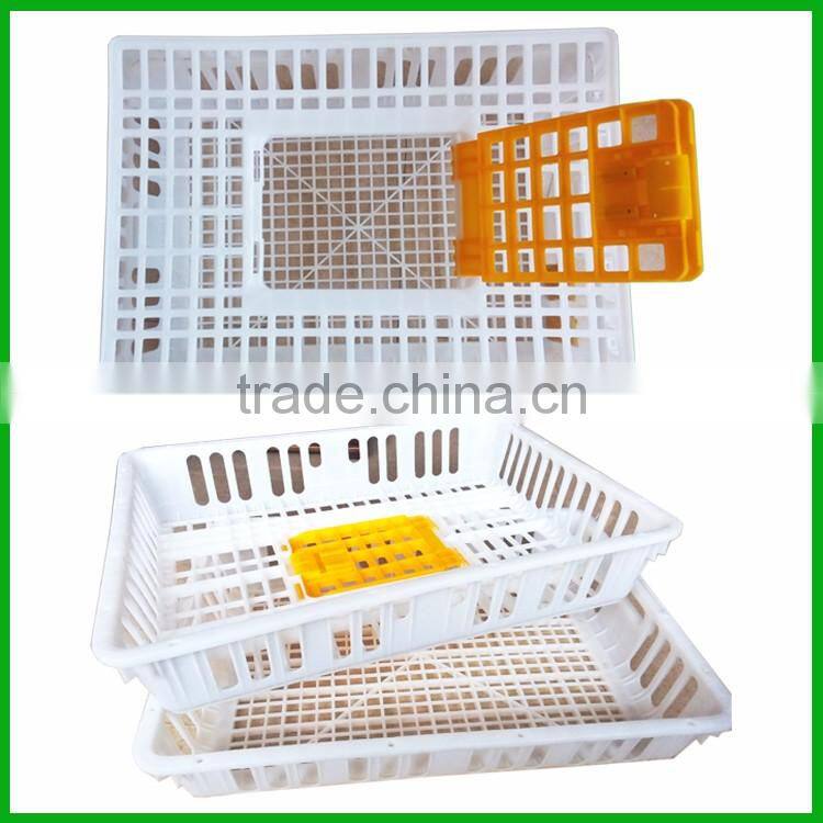 Big sliding door and easy to open plastic live chicken crates chicken transport cage