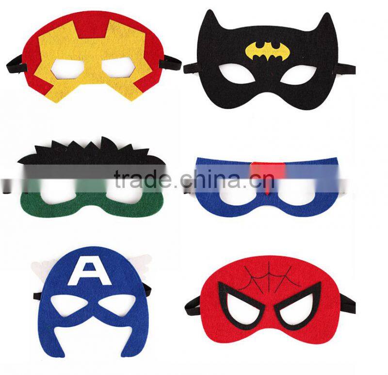 Hot Crazy Animal City Cheap Kids Cartoon Animal Felt Mask
