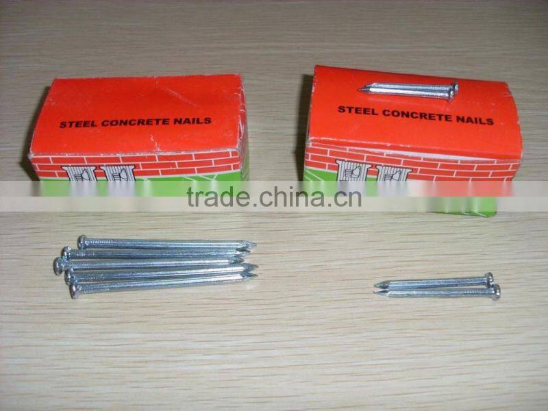 galvanized concrete nails, cement nail supplier, concrete wall nails