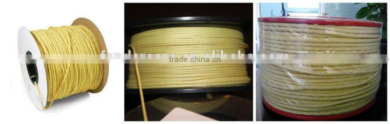 Produce low elastic polyester rope aramid rope/kevlar rope with CCS Certificate
