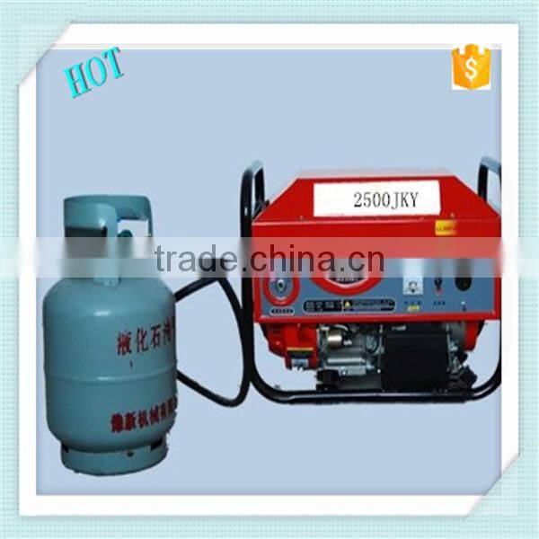 2015 Hot Sale 2500 2kw 165cc LPG Gasoline Generator