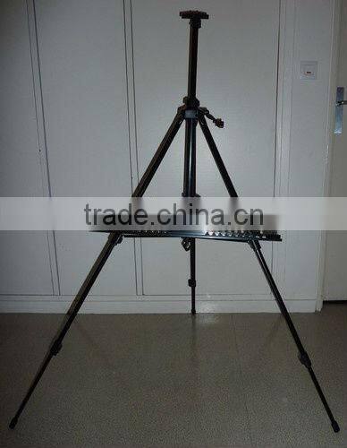 black aluminum easel for painting