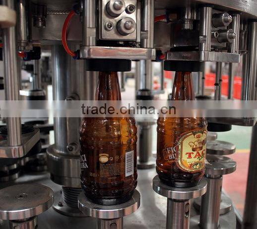 3-IN-1 Automatic Beer Filling Machine / Bottling Equipment