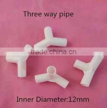 customized plastic pvc pipe fitting three way elbow