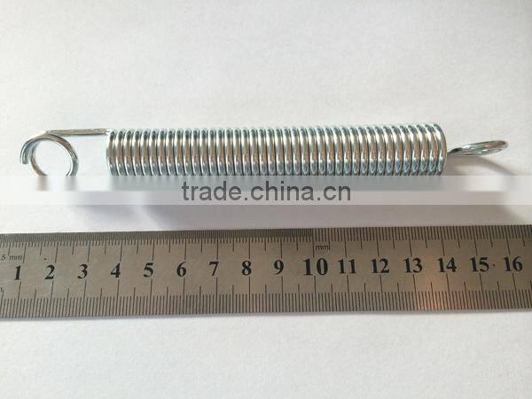 Custom Spring Steel Galvanization Extension Spring with hook
