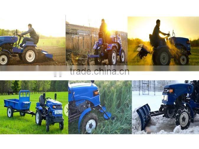 2017 NEW DESIGN Weifang mini farming tractor with farm machinery diesel tractors tools