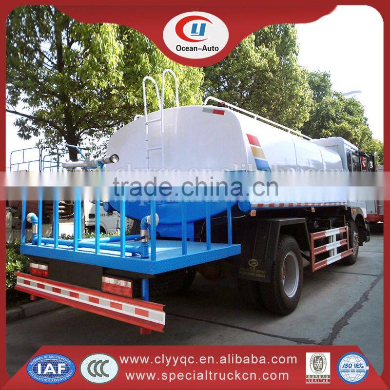 Dongfeng Euro4 12ton 12000liter water tanker trucks for sale