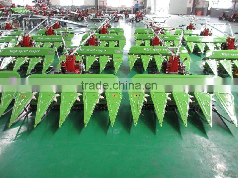 Mini tractor reaper for wheat