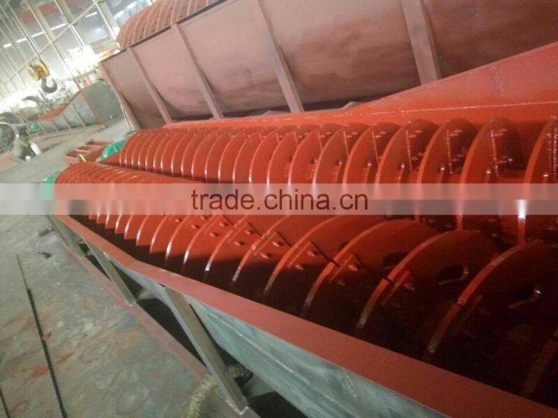 Large capacity Double Spiral Sand Washer/Double Screw Sand Washer For Seasand/Riversand