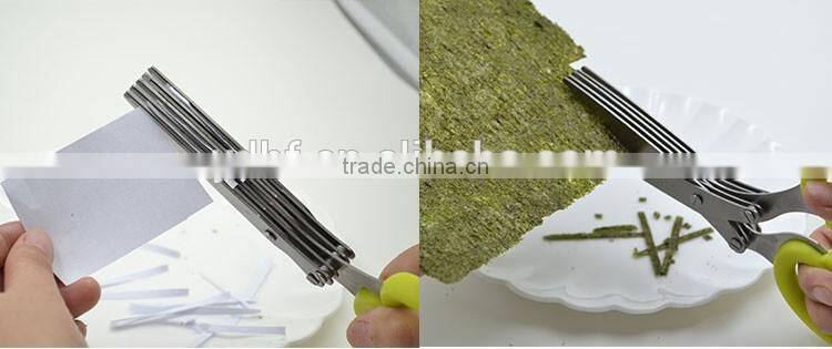 0200026 Premium quality 5 layers cutting scissors for herb