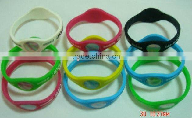 positive energy bracelets silicone energy bracelet