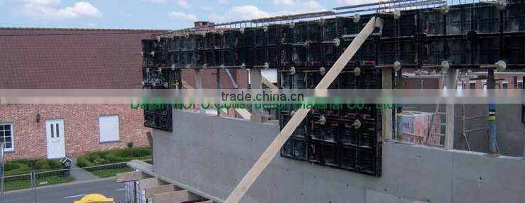 Chinese plastic modular formwork system for column and slab construction and building