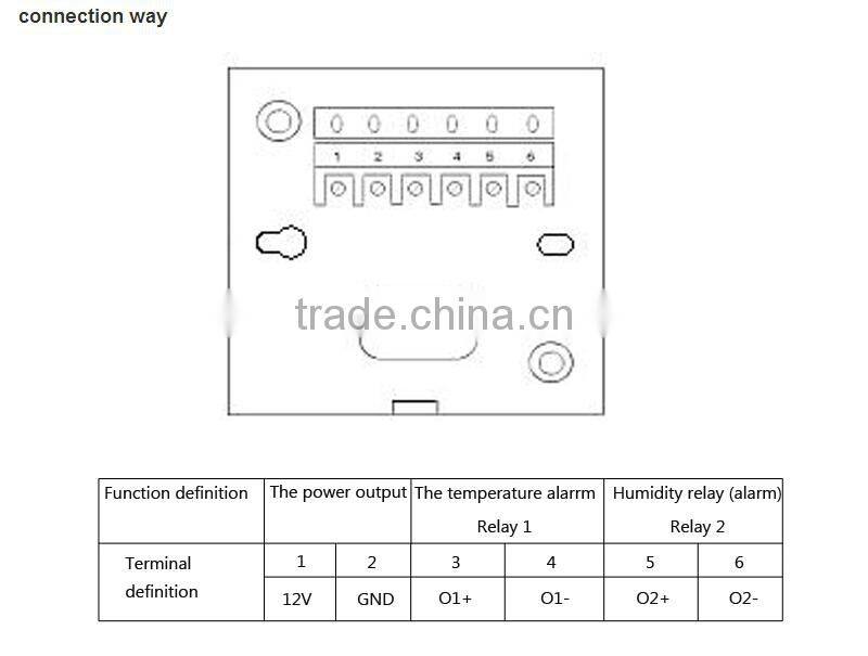 Hot Selling Temperature Humidity Sensor, Relay Output Cost-effective Temperature Humidity Controller
