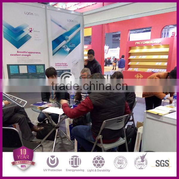 UV protection U-lock polycarbonate multiwall hollow sheets