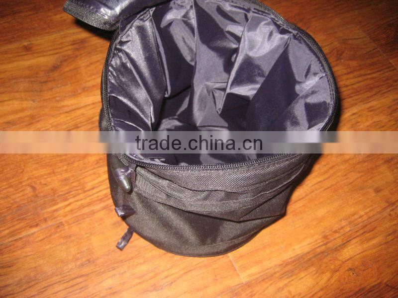 Mini black pop-up garden tool bag