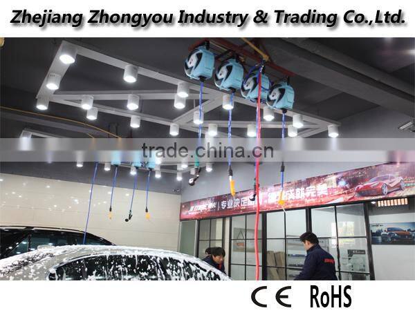 30ft (10m) automatic retractable wall mounted garden hose reel