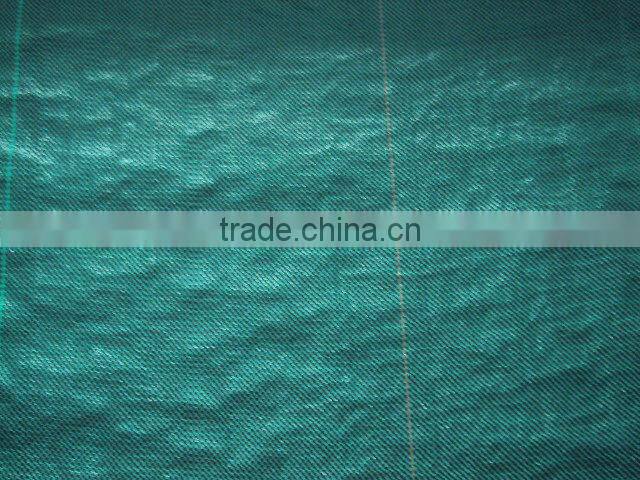 green pp woven plastic fabrics