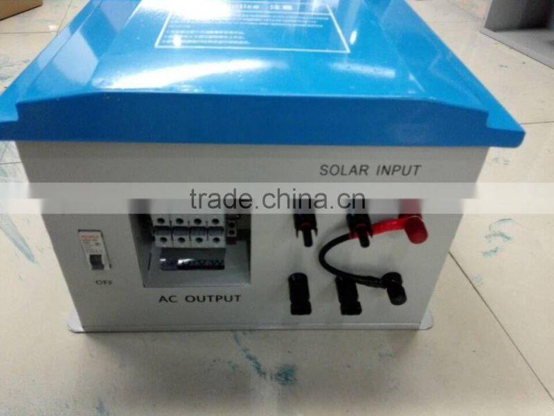 MPPT controller 1.1KW solar water pump inverter VFD AC220V single or 3 phase 50/60Hz pump controller