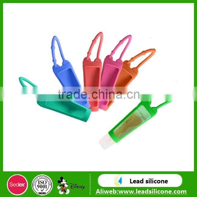 silicone lip balm holder silicone lip gloss holder silicone lipstick cover