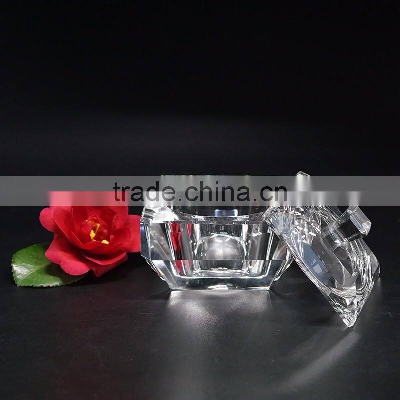 Wholesale clear crystal glass jewelry box