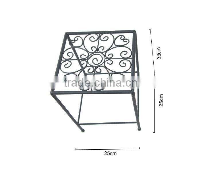 2Sets Decorative Metal Plant Stand Planter Holder Multi Planter Flower Pot Racks