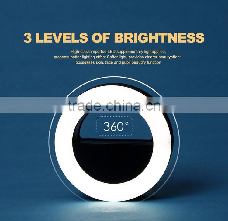 2017 Rgknse rk14 36 LED Universal Ring Mounted Cellphone LED Selfie Ring Light