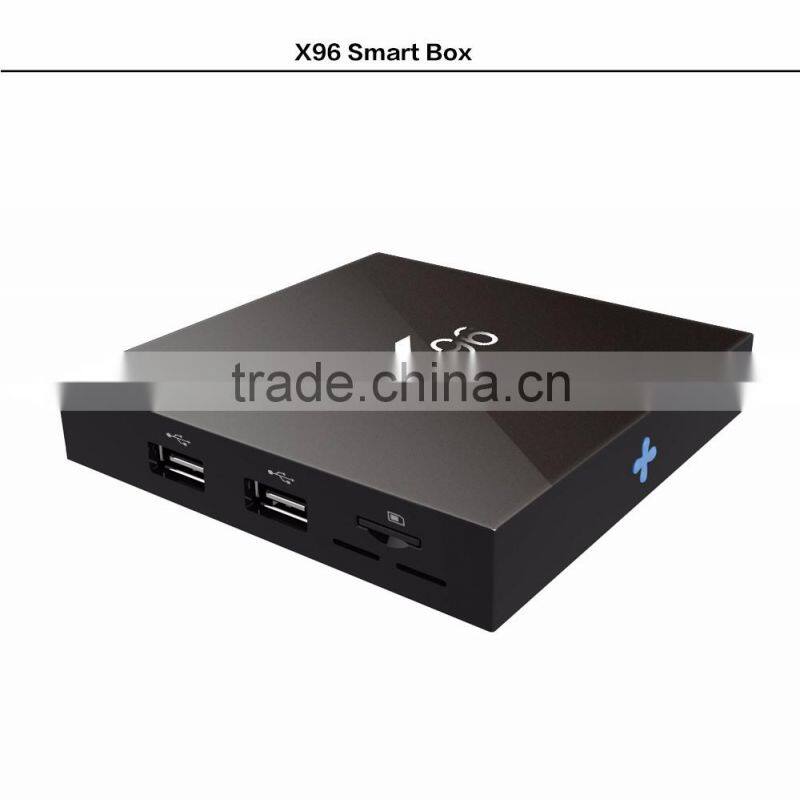 Wholesale Android Media Player Best Selling Android 6.0 Tv Box 1gb/8gb 4k Amlogic S905x Tv Box X96