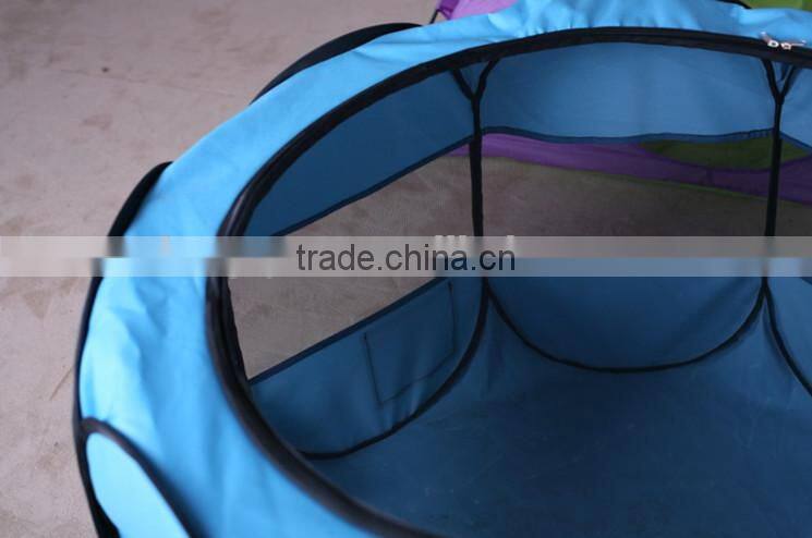 Folding Octagonal Foldable pet house Pop up pet bed tents Pet Playpen cage