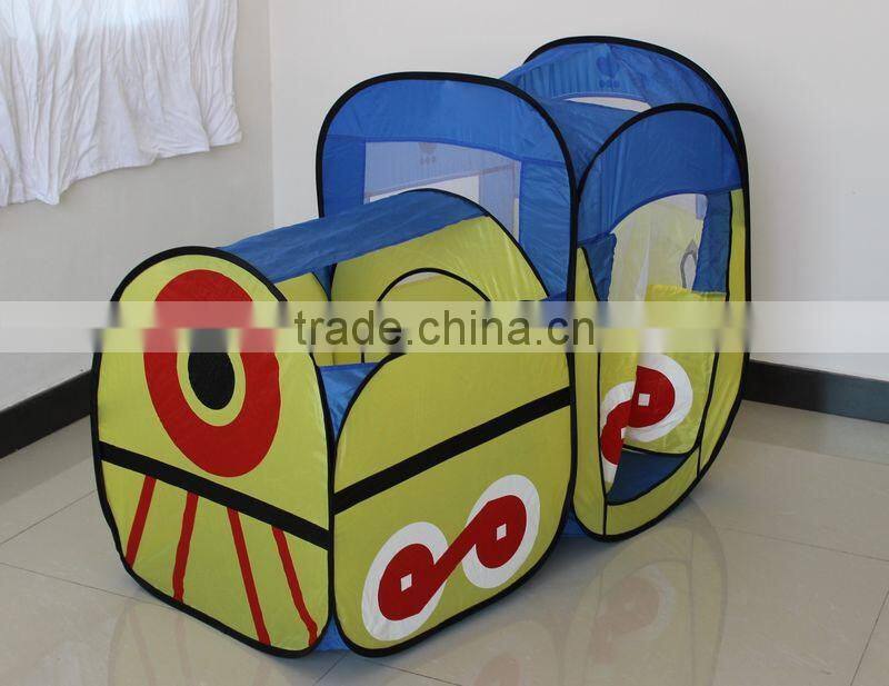 Blue Princess Pop up Castle Foldable Kids Play tent