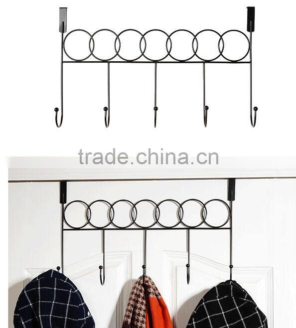 Multi-Function Metal Over The Door Hanging Hooks