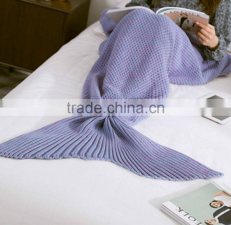 Mermaid Tail Blanket Snuggle Mermaid Blanket for adult Teens, Super Soft and Fashion Sleeping Bags All Seasons Sleeping Blanket