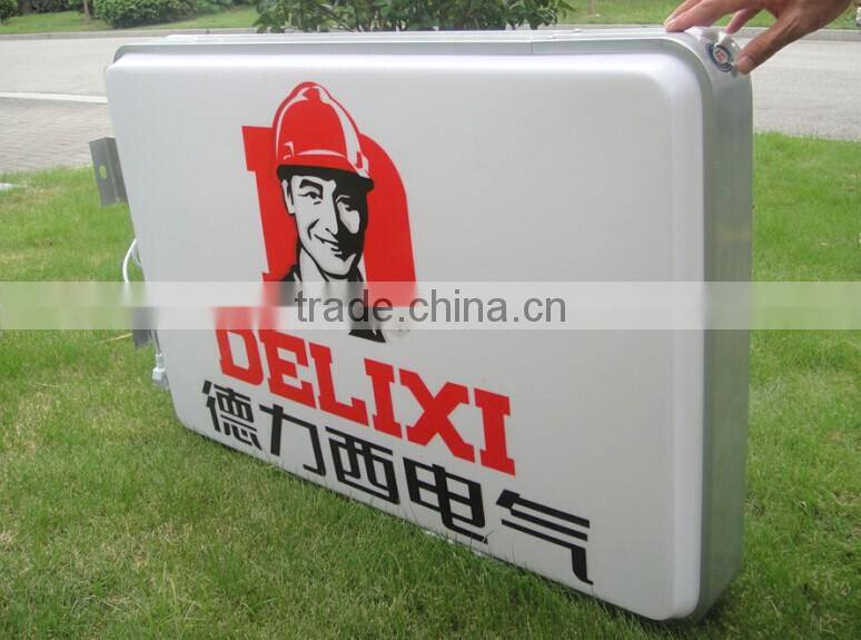 Indoor outdoor round led advertising light box display light box