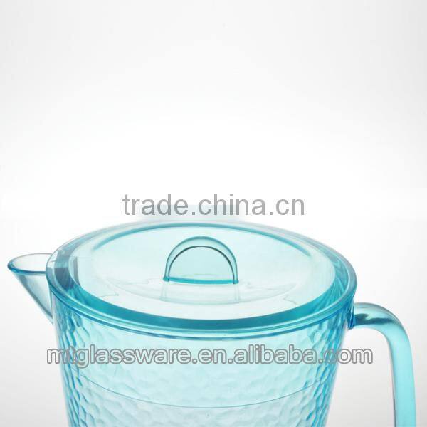 2015 high quality plastic drinking water set water pot and 4pcs water cup
