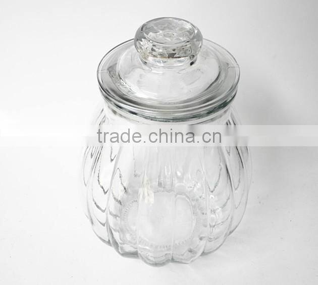 fat classically mordern glass canning jars with glass rubber cap