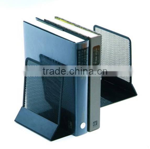 High Quality Black Metal Unique Modern Bookends