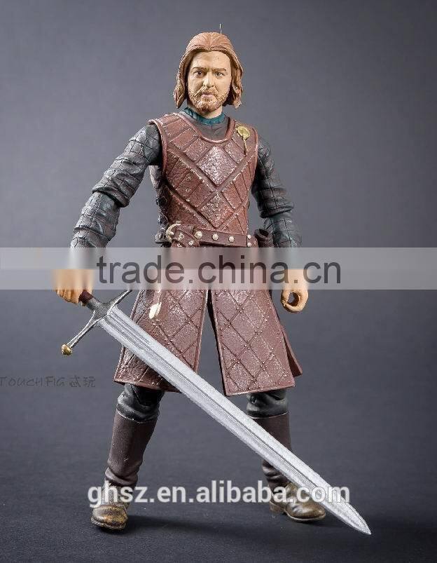 Guo hao hot sale custom resin Game of Throne toys , hot Jaime Lannister figure toys