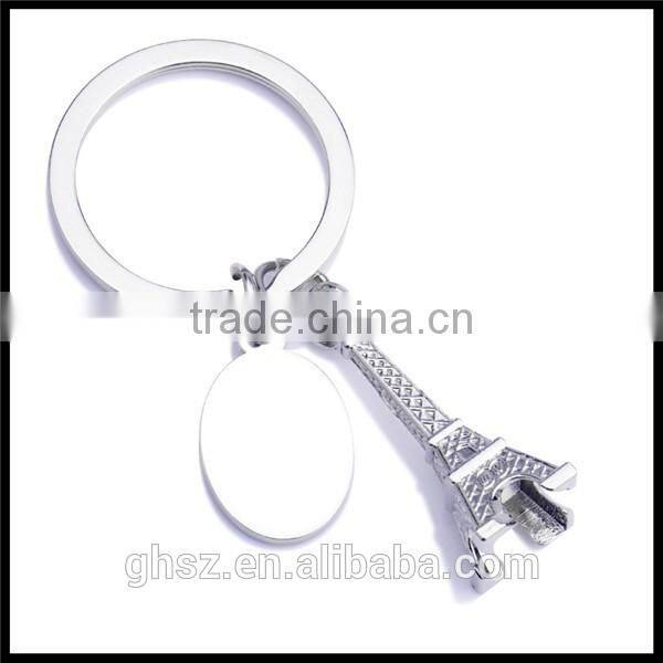 Personalized metal badminton racket sports keychains manufacturer