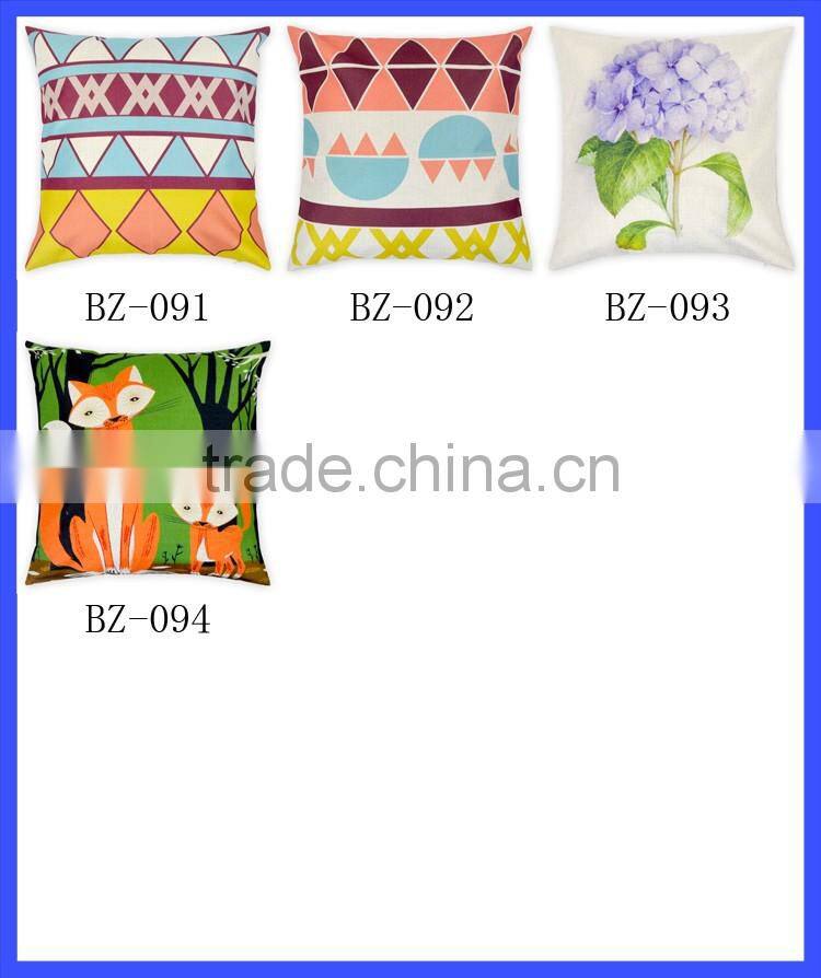 Fashion Digital Printing Small House Decorative Throw Pillow Case Cushion For Sofa