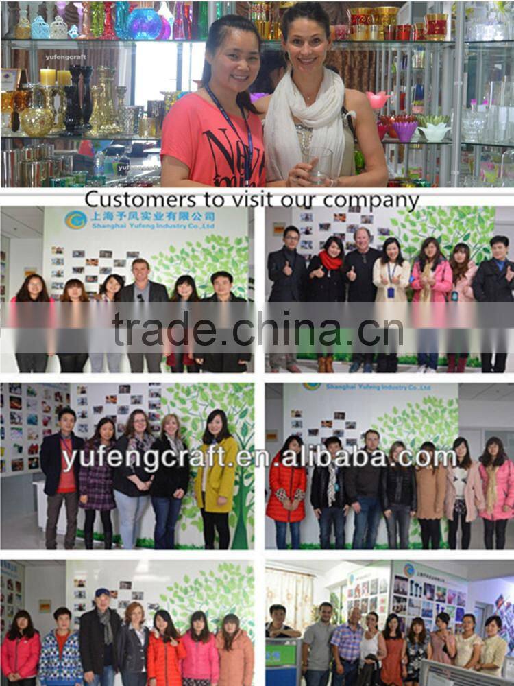 glass candle holder votive holder Assorted Colors Set