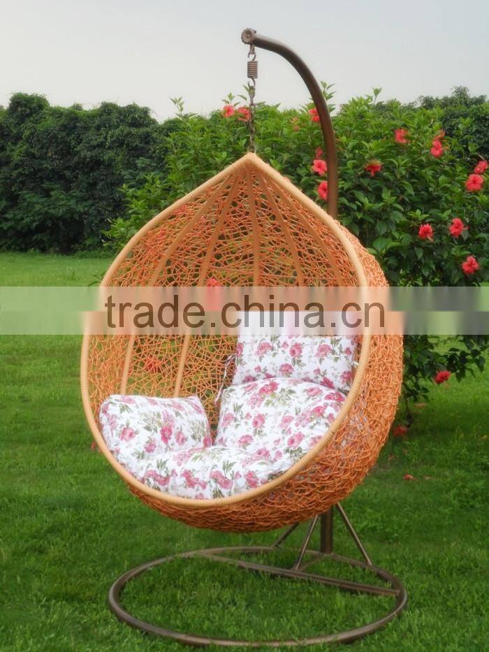 Trade Assurance Egg Shape Garden Swing Rattan Chair