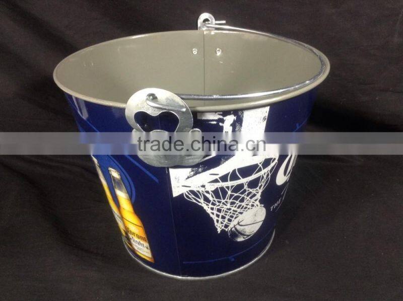 Corona Extra Galvanized Metal Party Beer Ice Bucket